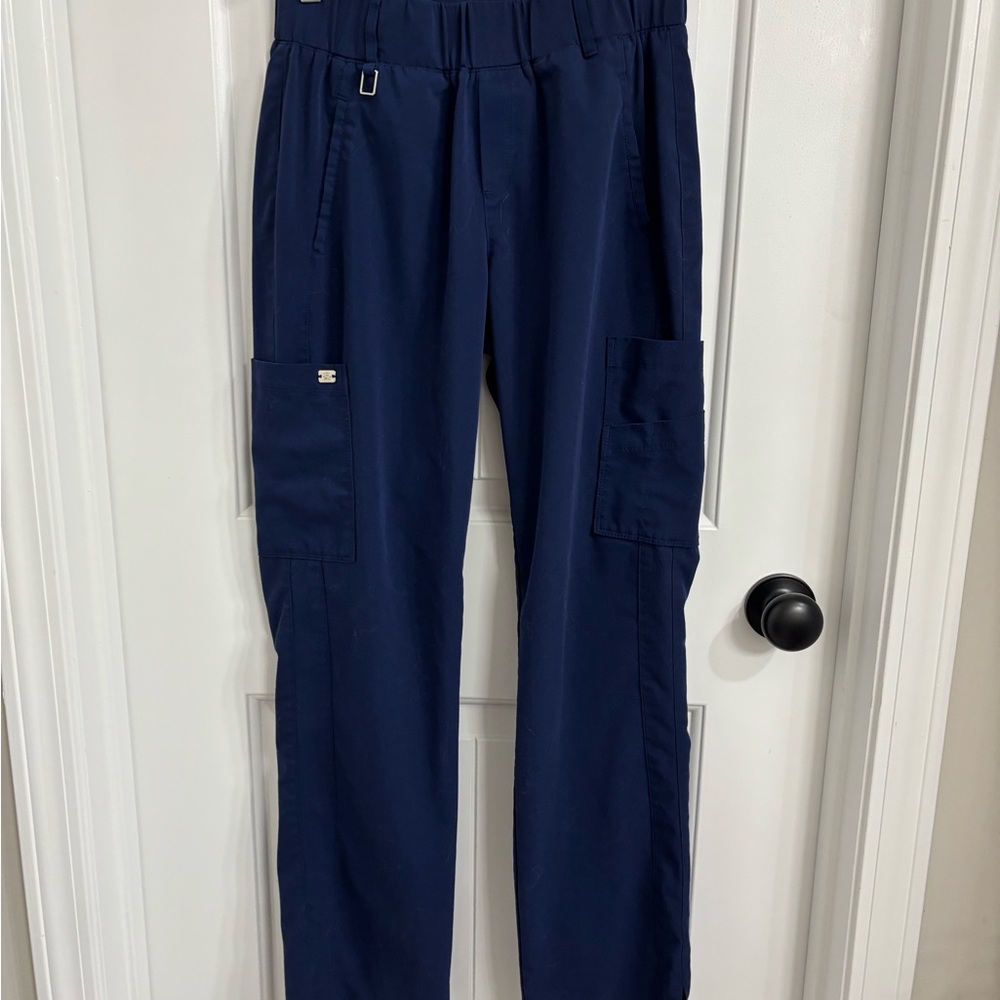 Women’s Navy Blue Grey’s Anatomy Scrub Cargo Pants